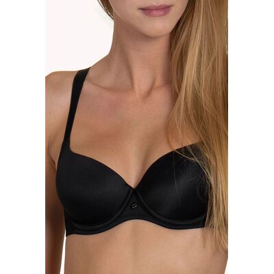 Zwarte voorgevormde beugel BH Lisca Alegra B - E Zwart vrouw 75 Zwarte voorgevormde beugel BH Lisca Alegra B - E Zwart vrouw 75
