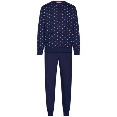 Pastunette Duurzame katoenen heren pyjama Blauw man M Pastunette Duurzame katoenen heren pyjama Blauw man M