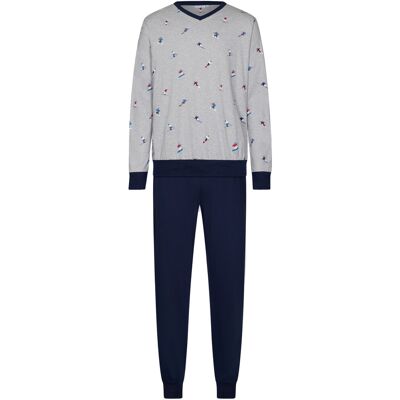 Heren pyjama wintersport Pastunette Grijs man M Heren pyjama wintersport Pastunette Grijs man M