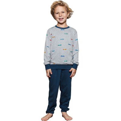 Katoenen heren pyjama donkerblauw Pastunette Blauw man 104 Katoenen heren pyjama donkerblauw Pastunette Blauw man 104