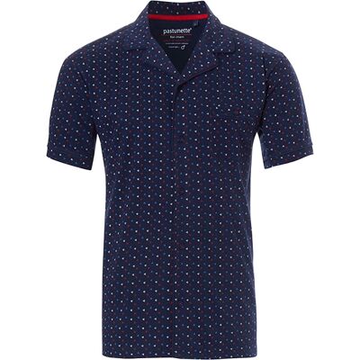 Pastunette Doorknoop heren pyjamashirt Blauw man M Pastunette Doorknoop heren pyjamashirt Blauw man M