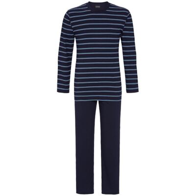 Gestreepte heren pyjama van Ringella Blauw man S Gestreepte heren pyjama van Ringella Blauw man S
