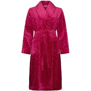 Pastunette Duurzame fleece badjas framboosrood Rood vrouw XXL Pastunette Duurzame fleece badjas framboosrood Rood vrouw XXL