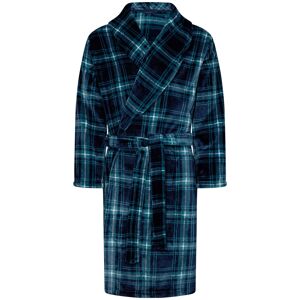 Pastunette Flanellen geruite badjas heren Blauw man S Pastunette Flanellen geruite badjas heren Blauw man S