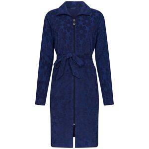 Blauwe badstof badjas Rebelle met rits Blauw vrouw S Blauwe badstof badjas Rebelle met rits Blauw vrouw S