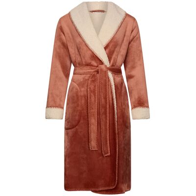 Oranje fleece badjas Pastunette Oranje vrouw XXL Oranje fleece badjas Pastunette Oranje vrouw XXL