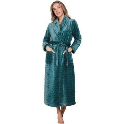 Flanellen dames badjas donkergroen Pastunette-S Groen vrouw XL Flanellen dames badjas donkergroen Pastunette-S Groen vrouw XL