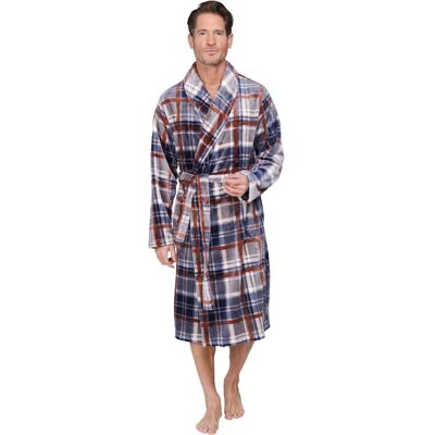 Flanellen heren badjas grijs Pastunette-S Grijs man L Flanellen heren badjas grijs Pastunette-S Grijs man L