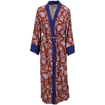 Lounge dames badjas kastanjebruin Ringella Bruin vrouw 48 Lounge dames badjas kastanjebruin Ringella Bruin vrouw 48