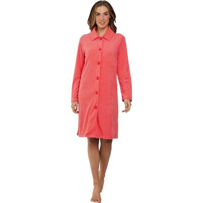 Flamingoroze badstof badjas Pastunette Roze vrouw XL Flamingoroze badstof badjas Pastunette Roze vrouw XL