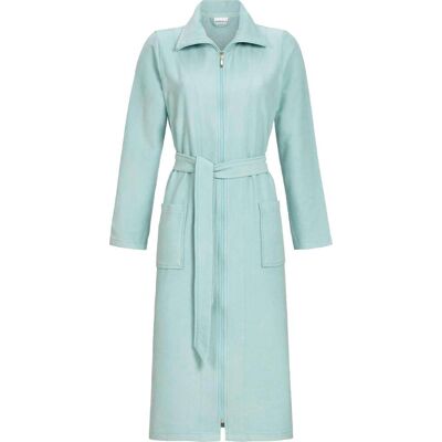 Ringella Aquagroene badstof dames badjas ritssluiting Groen vrouw 42 Ringella Aquagroene badstof dames badjas ritssluiting Groen vrouw 42