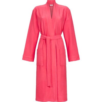 Ringella Flamingoroze uniseks badjas badstof Roze man XL Ringella Flamingoroze uniseks badjas badstof Roze man XL