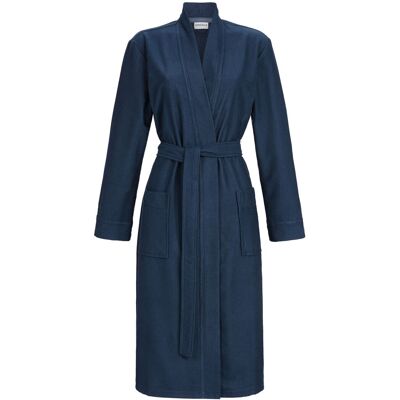 Ringella Blauwe uniseks badjas badstof Blauw man XXL Ringella Blauwe uniseks badjas badstof Blauw man XXL