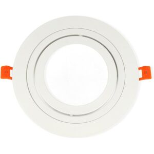 Groenovatie Verstelbare Aluminium Inbouwspot - Rond, Wit, AR111 Groenovatie Verstelbare Aluminium Inbouwspot - Rond, Wit, AR111