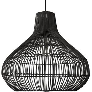 Groenovatie - Rotan Hanglamp - Zwart - Pendant Light Groenovatie - Rotan Hanglamp - Zwart - Pendant Light