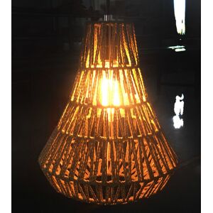 Groenovatie Handgemaakte Jute Hanglamp - Natuurlijk - 26cm Groenovatie Handgemaakte Jute Hanglamp - Natuurlijk - 26cm