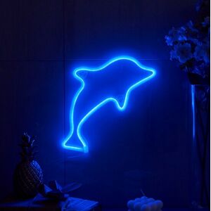 Groenovatie - Dolfijn - Blauw - LED Neon Wandlamp Groenovatie - Dolfijn - Blauw - LED Neon Wandlamp