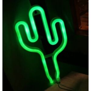 Groenovatie LED Neon Cactus Lamp - Vintage 27cm Groenovatie LED Neon Cactus Lamp - Vintage 27cm
