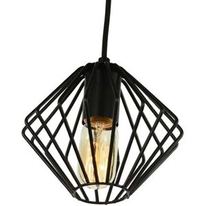 Groenovatie Yardley Retro Draad Design Hanglamp - Zwart Groenovatie Yardley Retro Draad Design Hanglamp - Zwart