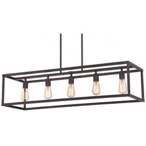 Groenovatie Blois Vintage Industriële Hanglamp Zwart 5 Lampen - Hanglamp Groenovatie Blois Vintage Industriële Hanglamp Zwart 5 Lampen - Hanglamp