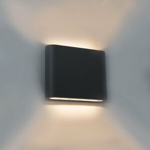Groenovatie LED Wandlamp - 6W - Rechthoekig - Warm Wit - Zwart Groenovatie LED Wandlamp - 6W - Rechthoekig - Warm Wit - Zwart