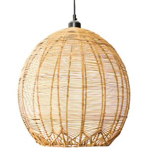 Groenovatie Rotan / Rieten Hanglamp, Handgemaakt, Naturel, Rond, ⌀40 cm Groenovatie Rotan / Rieten Hanglamp, Handgemaakt, Naturel, Rond, ⌀40 cm