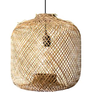 Groenovatie Handgemaakte Bamboe Hanglamp - Natuurlijke Kleur - 40/45cm Groenovatie Handgemaakte Bamboe Hanglamp - Natuurlijke Kleur - 40/45cm