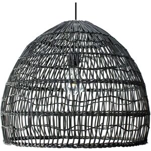 Groenovatie Handgemaakte Zwarte Rattan Hanglamp - Hanglamp Groenovatie Handgemaakte Zwarte Rattan Hanglamp - Hanglamp