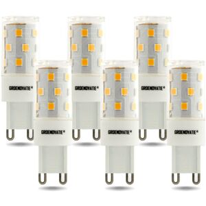 Groenovatie G9 LED Lamp 5W Dimbaar Set van 6 - Warm Wit Groenovatie G9 LED Lamp 5W Dimbaar Set van 6 - Warm Wit