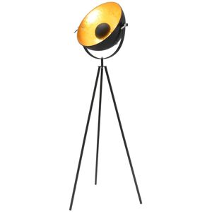 Groenovatie Goud Zwart Industriële Tripod Vloerlamp - Vloerlamp Groenovatie Goud Zwart Industriële Tripod Vloerlamp - Vloerlamp