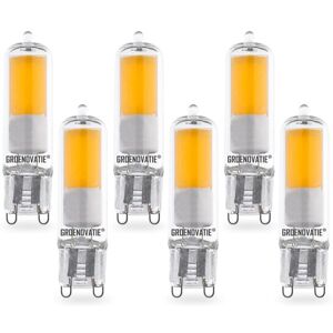 Groenovatie G9 LED Lamp 2W COB Warm Wit 6-Pack - LED Lamp Groenovatie G9 LED Lamp 2W COB Warm Wit 6-Pack - LED Lamp