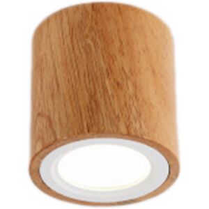 Groenovatie LED Opbouwspot 3W Rond, Bamboe Hout, Ø95x100mm, Dimbaar, Warm Wit Groenovatie LED Opbouwspot 3W Rond, Bamboe Hout, Ø95x100mm, Dimbaar, Warm Wit