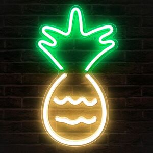 Groenovatie - Ananas - 44x26x2cm - Groen - LED Neon Wandlamp Groenovatie - Ananas - 44x26x2cm - Groen - LED Neon Wandlamp