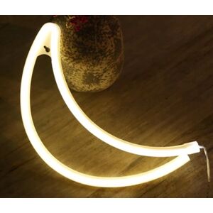 Groenovatie LED Neon Wandlamp Maan - Warm Wit - 30x19x2cm Groenovatie LED Neon Wandlamp Maan - Warm Wit - 30x19x2cm