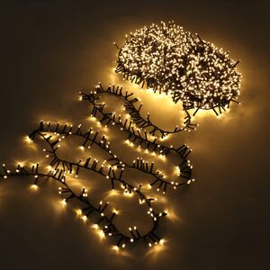 Groenovatie LED Kerstverlichting Cluster - 10m, 500 LED, Warm Wit Groenovatie LED Kerstverlichting Cluster - 10m, 500 LED, Warm Wit