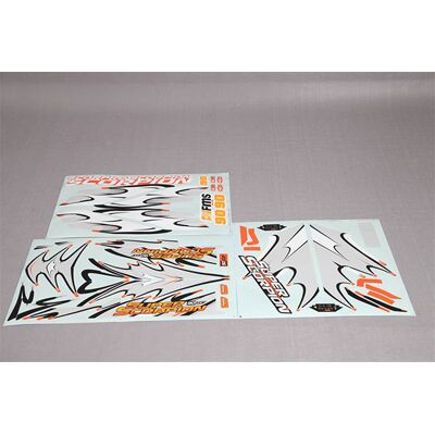 FMS - 90Mm Super Scorpion Stickers Orange (FMSRA109O) FMS - 90Mm Super Scorpion Stickers Orange (FMSRA109O)
