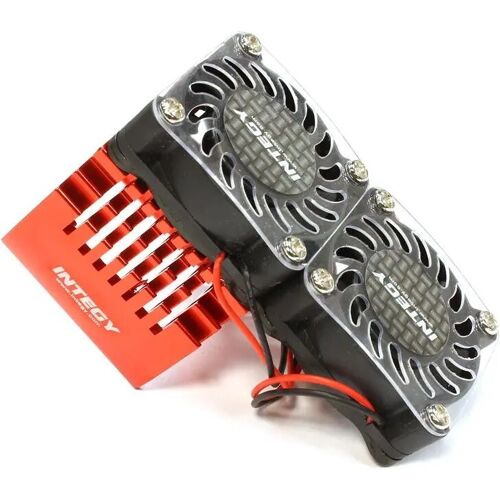 Integy Super Motor Heat + Twin Cooling voor 40mm motoren - Rood