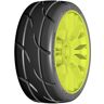 GRP GT-T03 Revo - XB2 ExtraSoft - Mounted On New Flex Yellow Wheel - 1 Pair