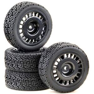 Absima 1:10 Rally Winded Complete Wheels - Set wielen Absima 1:10 Rally Winded Complete Wheels - Set wielen
