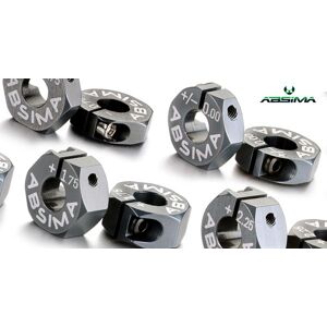 Absima Aluminium wheel hex 12mm - Offset +1.5mm (2) Absima Aluminium wheel hex 12mm - Offset +1.5mm (2)
