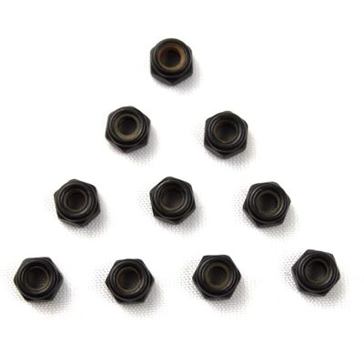 LRP M3 Lock Nut black (10pcs) (120964) LRP M3 Lock Nut black (10pcs) (120964)