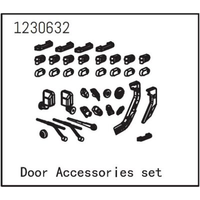 Absima CR3.4 Door Accessories Set (1230632) Absima CR3.4 Door Accessories Set (1230632)