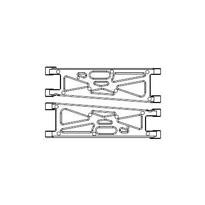 LRP Front lower suspension arm set (124102) LRP Front lower suspension arm set (124102)