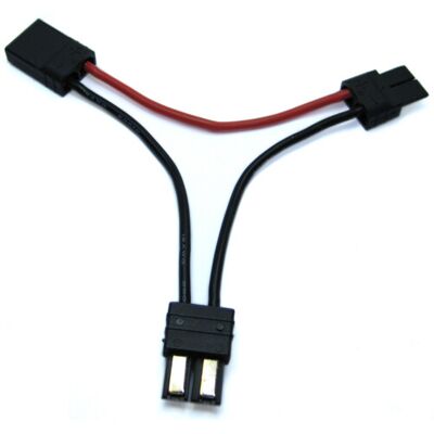 TRC Y-kabel serieel Traxxas, silicone kabel 14AWG (1st) TRC Y-kabel serieel Traxxas, silicone kabel 14AWG (1st)