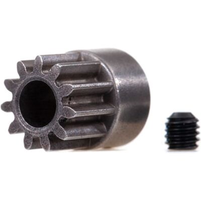 Traxxas Gear, 11-T pinion (0.8 metric pitch, compatible with 32-pitch) (fits 5mm shaft)/ set screw (TRX-5641) Traxxas Gear, 11-T pinion (0.8 metric pitch, compatible with 32-pitch) (fits 5mm shaft)/ set screw (TRX-5641)