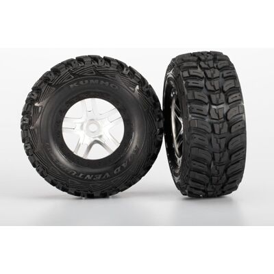 Traxxas Tires & wheels, assembled, glued (front/rear) (TRX-5976R) Traxxas Tires & wheels, assembled, glued (front/rear) (TRX-5976R)