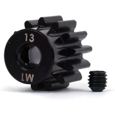 Traxxas - Gear, 13-T pinion (1.0 metric pitch) (fits 5mm shaft)/ set screw (TRX-6483X) Traxxas - Gear, 13-T pinion (1.0 metric pitch) (fits 5mm shaft)/ set screw (TRX-6483X)