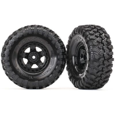 Traxxas Tires and wheels, assembled, glued (TRX-4 Sport) 1.9 (2) (TRX-8179) Traxxas Tires and wheels, assembled, glued (TRX-4 Sport) 1.9 (2) (TRX-8179)