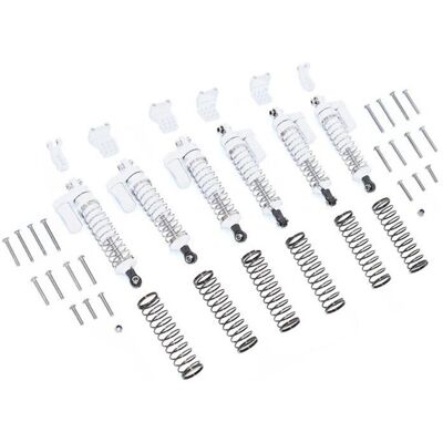 GPM Aluminium schokdempers piggy-back 90mm - TRX-6 - Zilver GPM Aluminium schokdempers piggy-back 90mm - TRX-6 - Zilver