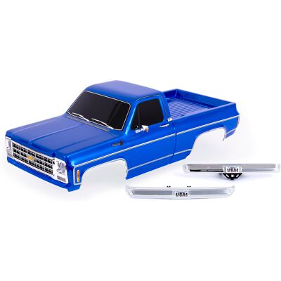 Traxxas - TRX-4 1979 Chevrolet K10 body complete - Blauw (TRX-9212-BLUE) Traxxas - TRX-4 1979 Chevrolet K10 body complete - Blauw (TRX-9212-BLUE)